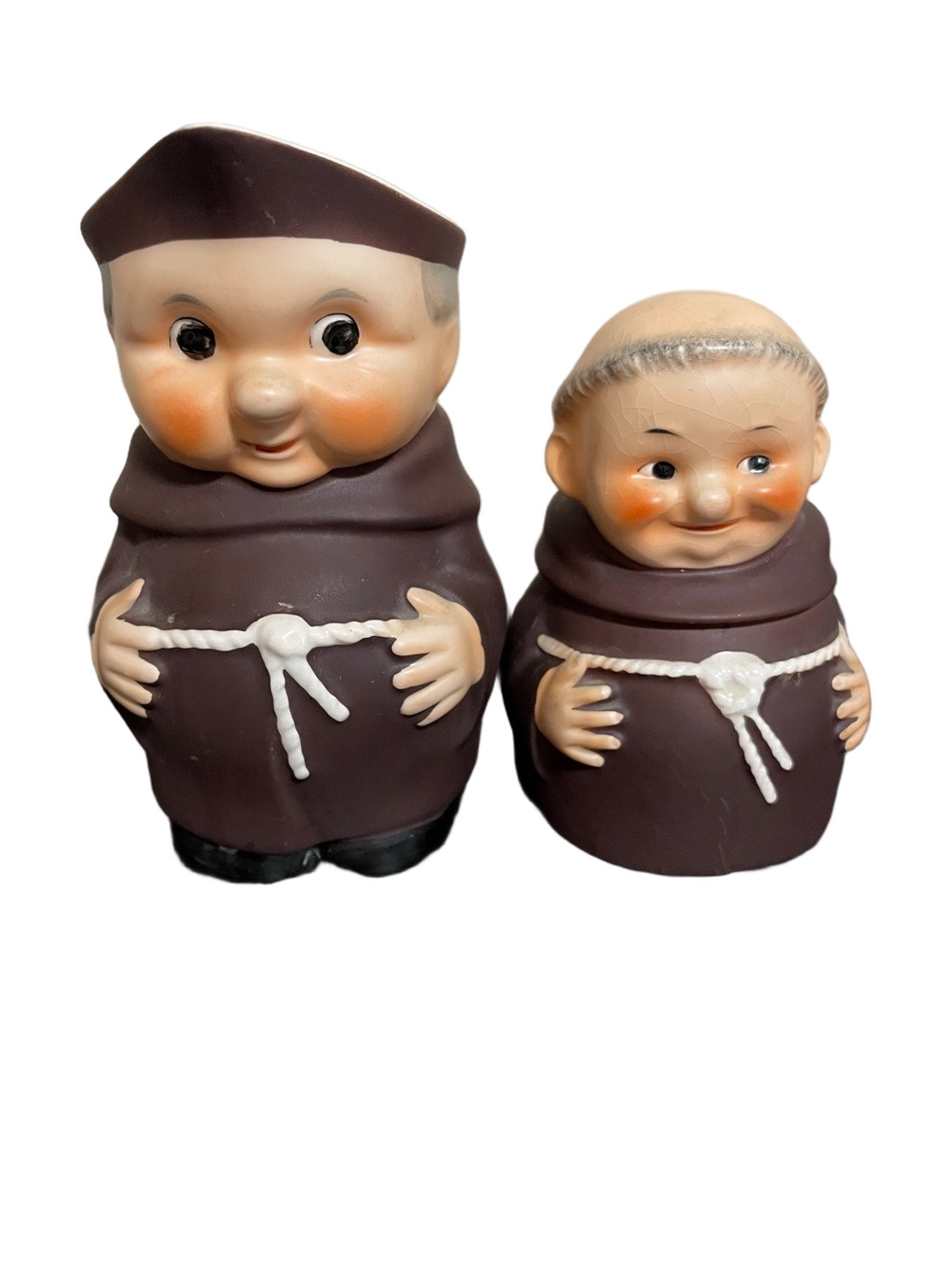 Vintage Goebel West Germany Friar Cream & Sugar Set
